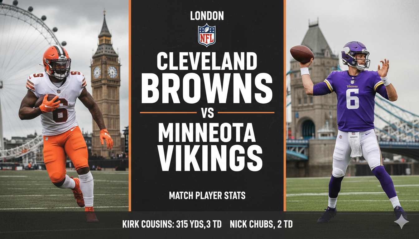 Cleveland Browns vs Minnesota Vikings Match Player Stats & Recap