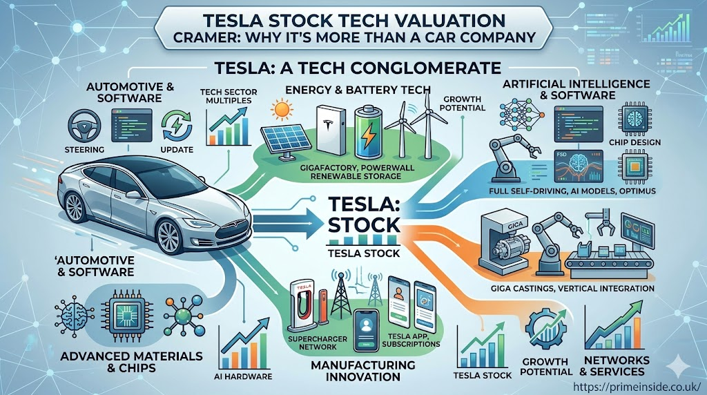 Tesla Stock Tech Valuation Cramer: Why It’s More Than a Car Company