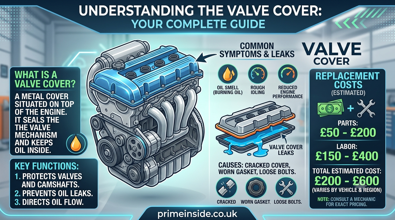 What is a Valve Cover? Symptoms, Leaks, and Replacement Costs