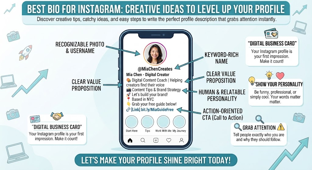 Best Bio for Instagram: Creative Ideas to Level Up Your Profile