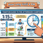 How Long Until 4 PM