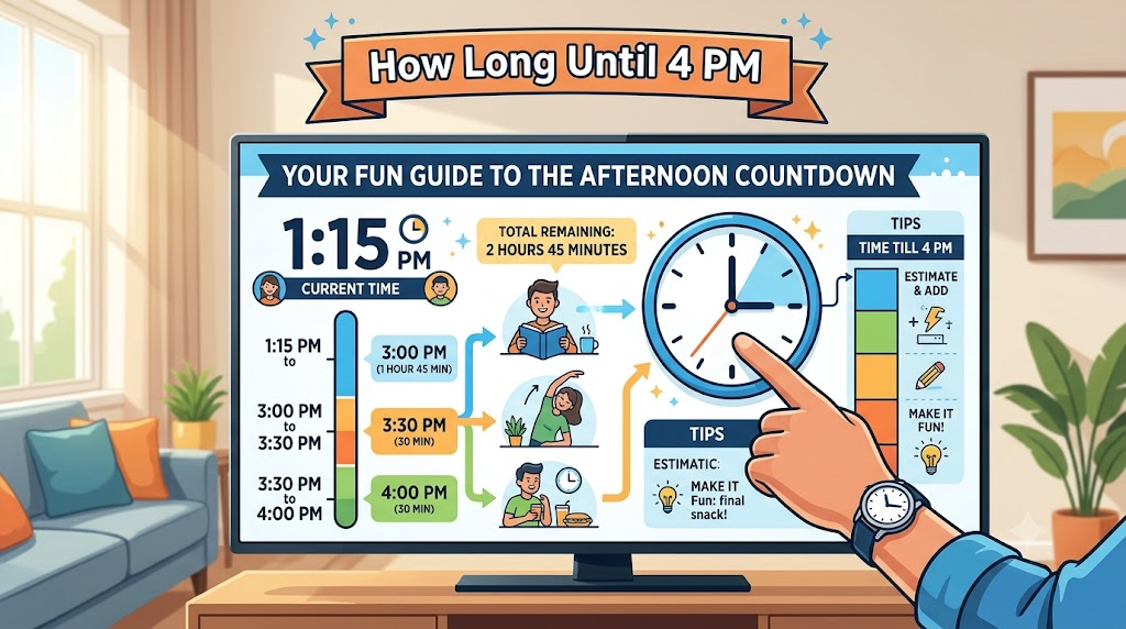 How Long Until 4 PM? Your Fun Guide to the Afternoon Countdown