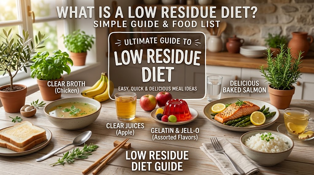 What Is a Low Residue Diet? Simple Guide & Food List